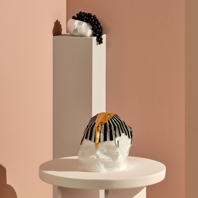 Sculpture Memento Mori Rock and Pop
