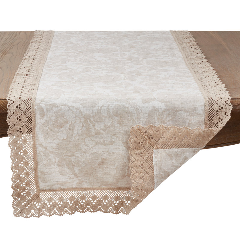 Feronia Jacquard Table Runner, 16" x 54"