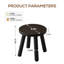 Solid Wood Accent Stool-1193707164