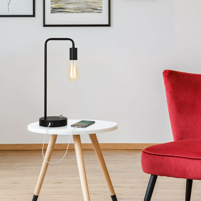 Metal USB Table Lamp