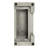 Mira Modern & Contemporary Analog Quartz Movement / Crystal Tabletop Clock in White Gray
