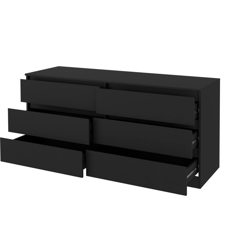 Commode 6 tiroirs Wenge