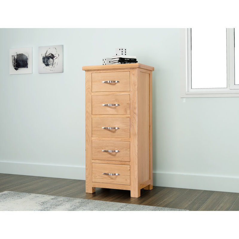 Aponte 56cm W 5 - Drawer Chest of Drawers