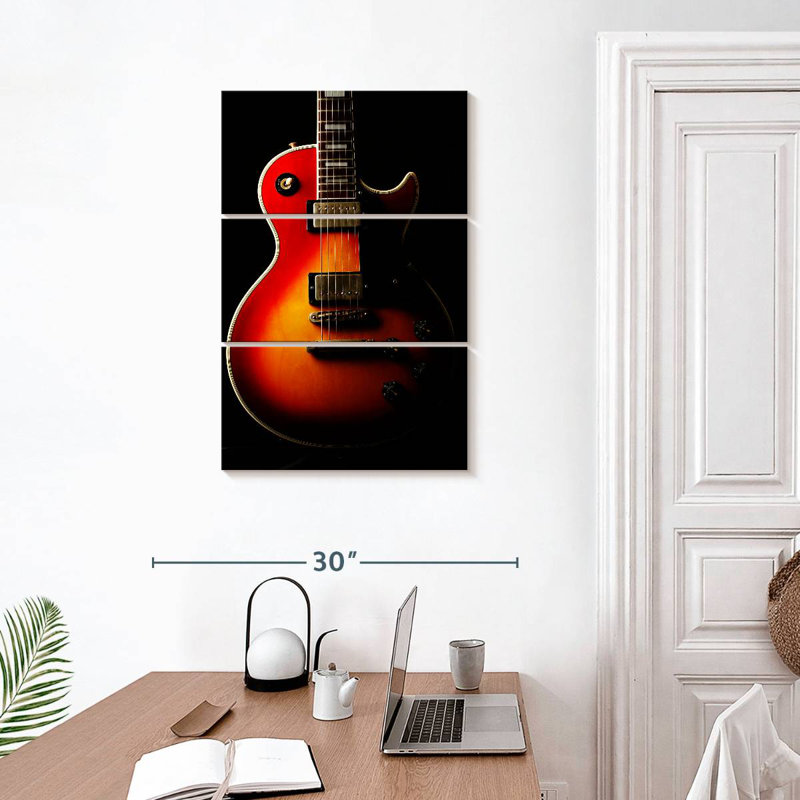 Guitare électrique Abarca Retro, H 32 po x l 20 po