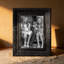 Cadre photo noir 1pc 11 "x 14" avec profil décoratif-82289612-82289610-82289591