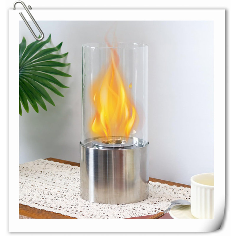 Tabletop Fire Tabletop Fireplace with Flame Guard
