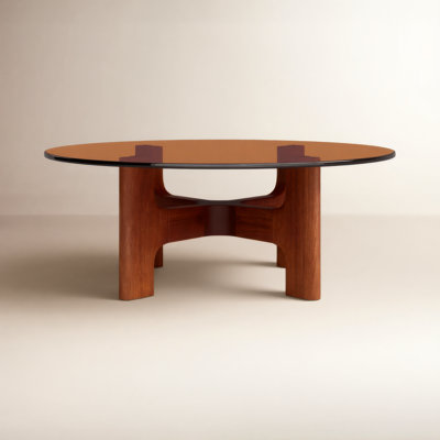 Gallia Glass Top Single Coffee Table