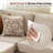 Caynemore 4-Piece 91.5'' Reversible Modern L-Shape Sectional Sofa With Storage Seat- Faux Leather-Light Gray-1194209221