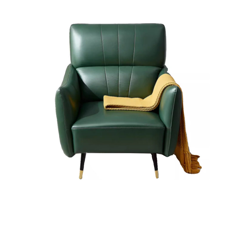 Fauteuil inclinable moderne en cuir, Vert
