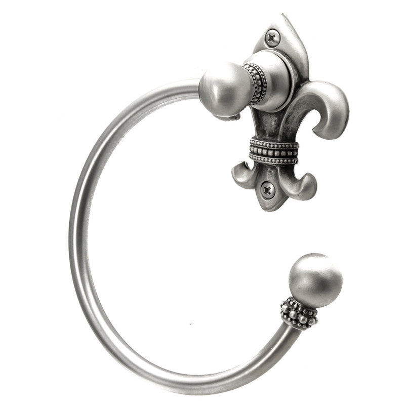 Charlemagne swing towel smooth ring rightin Satin, Satin