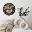 Horloge murale en bois 10 po, mouvement silencieux, à piles (piles AA non incluses), décor artistique, parfait pour les décorations