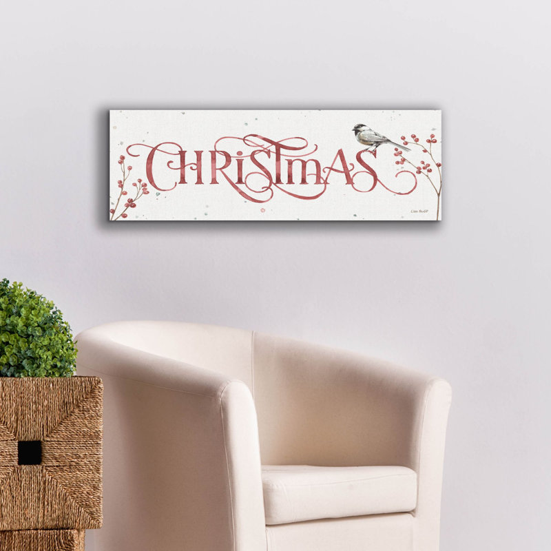 «A Christmas Weekend Ix No Snowflakes» par Lisa Audit, art mural sur toile, H 12 po x l 36 po