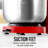 OVENTE Electric Stand Mixer with 3.5 Quarts Stainless Steel Mixing Bowl, 5 Speed Portable and Lightweight 250W Kitchen Mixer for Everyday Use, Includes 2 Egg Beater Whisk and Dough Hook, Red SM680R-87461400