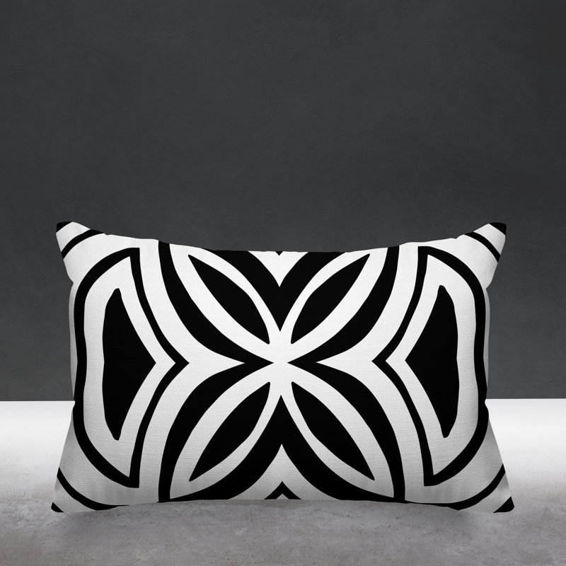 Coussin décoratif intérieur / extérieur Dreyer, Noir