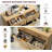Double Tilt Out Laundry Hamper Cabinet, Modern Fluted Trash Can Cabinets With Drawer, Wooden Hidden Garbage Cabinet For Kitchen And Bathroom-1187521141