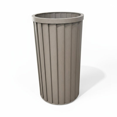 Round Strata Column Planter LG