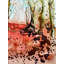 Forêt en difficulté | Aquarelle sur papier Yupo | Par Asmita Atre