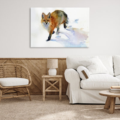 «Stepping Fox in Snow» par John Keeling
