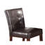 Chaise d'intérieur, ensemble de 2 chaises à hauteur de comptoir, chaise rembourrée capitonnée