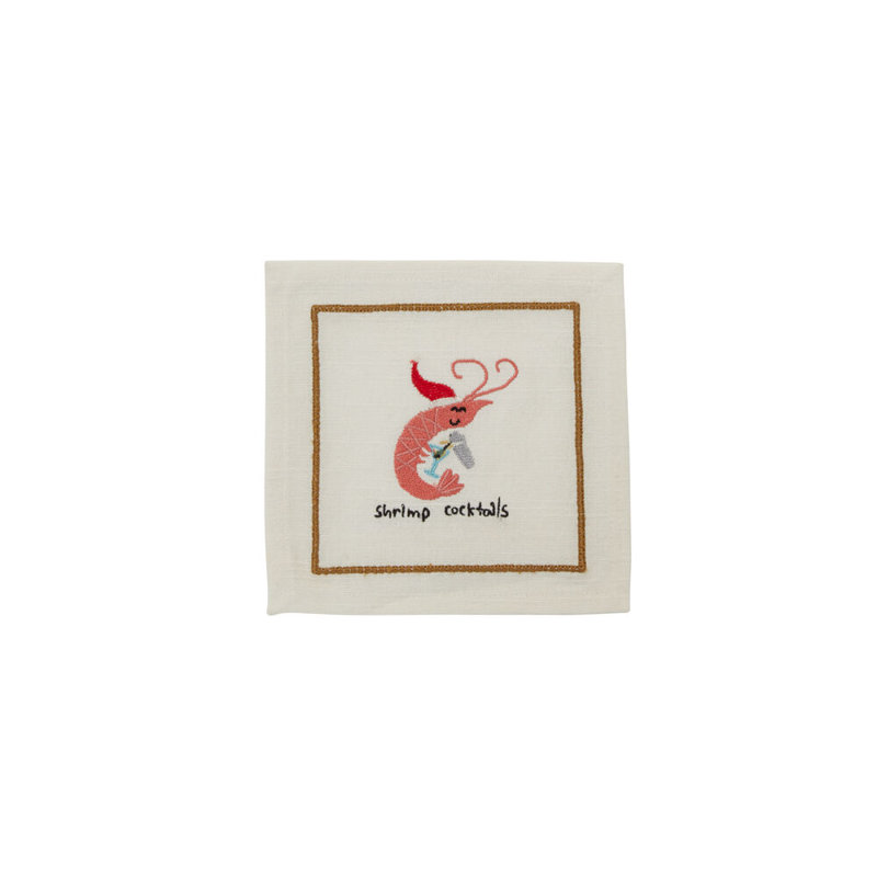 Jyshon Critters Cocktail Napkin 6"x 6"