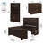 Studio C  8-Piece U Shaped Executive Desk Office Set with Hutch-99154004