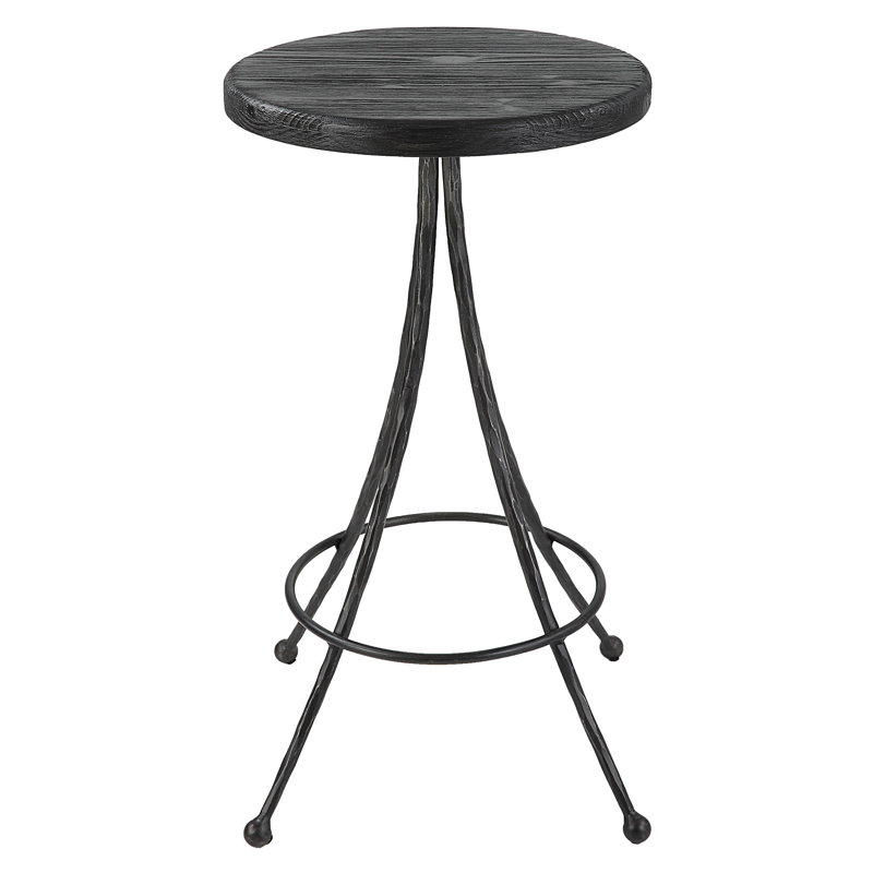Kenneisha Counter Stool with Metal Frame