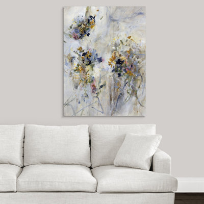 « blended pétales i », peinture sur toile