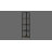 Bookshelf, Bookcase, Etagere, Corner, 4 Tier, 60"H, Office, Bedroom, Marble Look Laminate, Black Metal, Contemporary, Modern-469439729