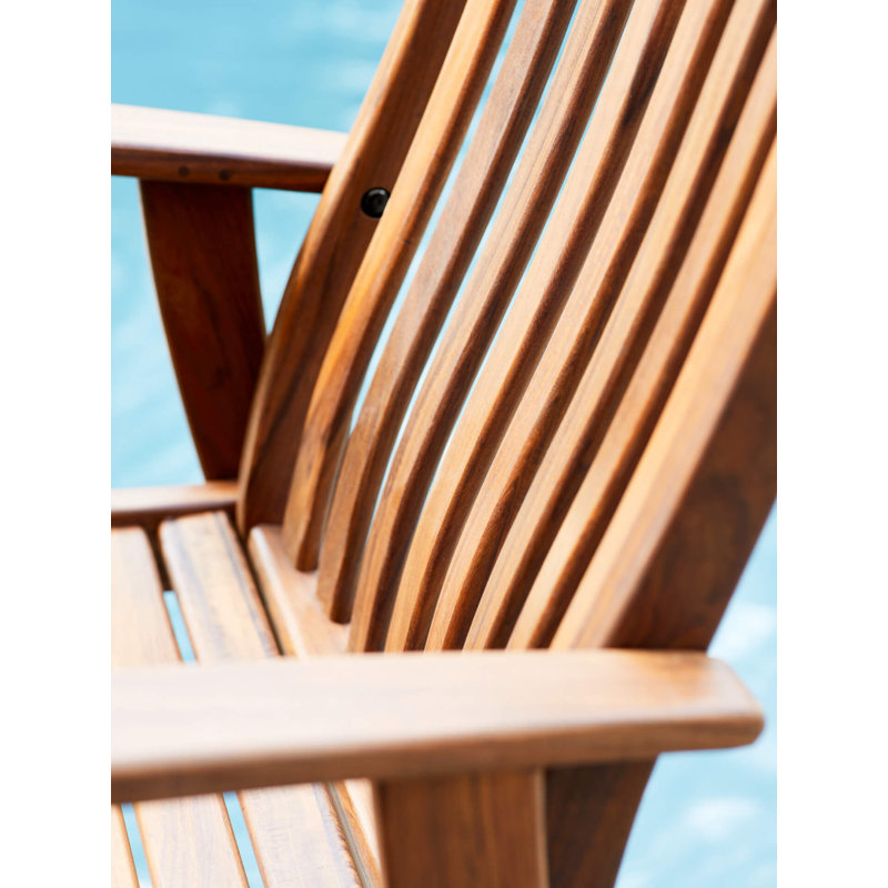 Heritage Solid Wood Patio Dining Armchair