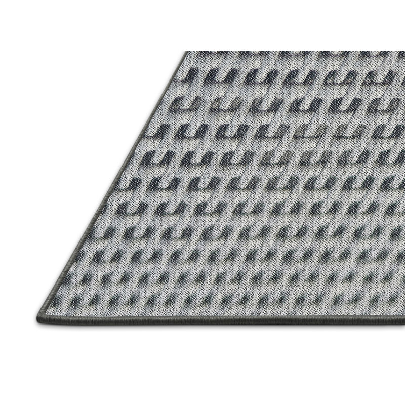 Tapis gris Verdia, Rectangle 5 pi x 7 pi