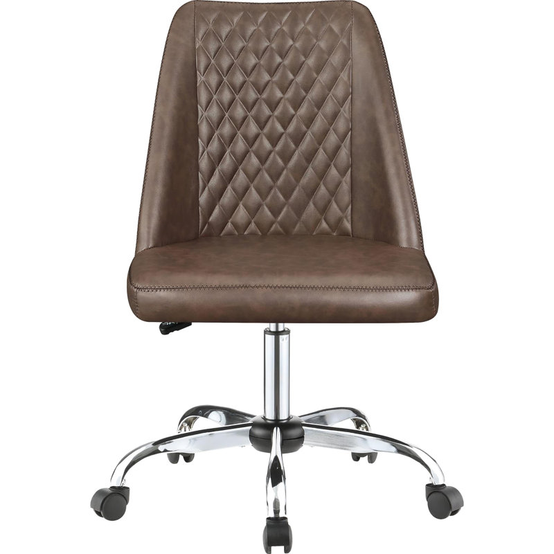 Fauteuil ajustable pour bureau brun