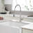 Spring Single Handle Pull-Down Sprayer Kitchen Faucet Deckplate Included In Stainless Steel-113306705