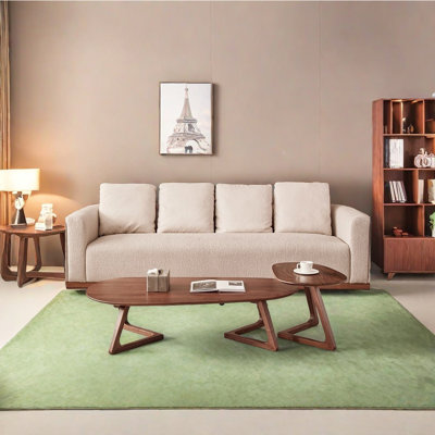 American style solid wood coffee table