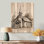 «Minimalist Grey Church Serenity - Church On Wood Print»