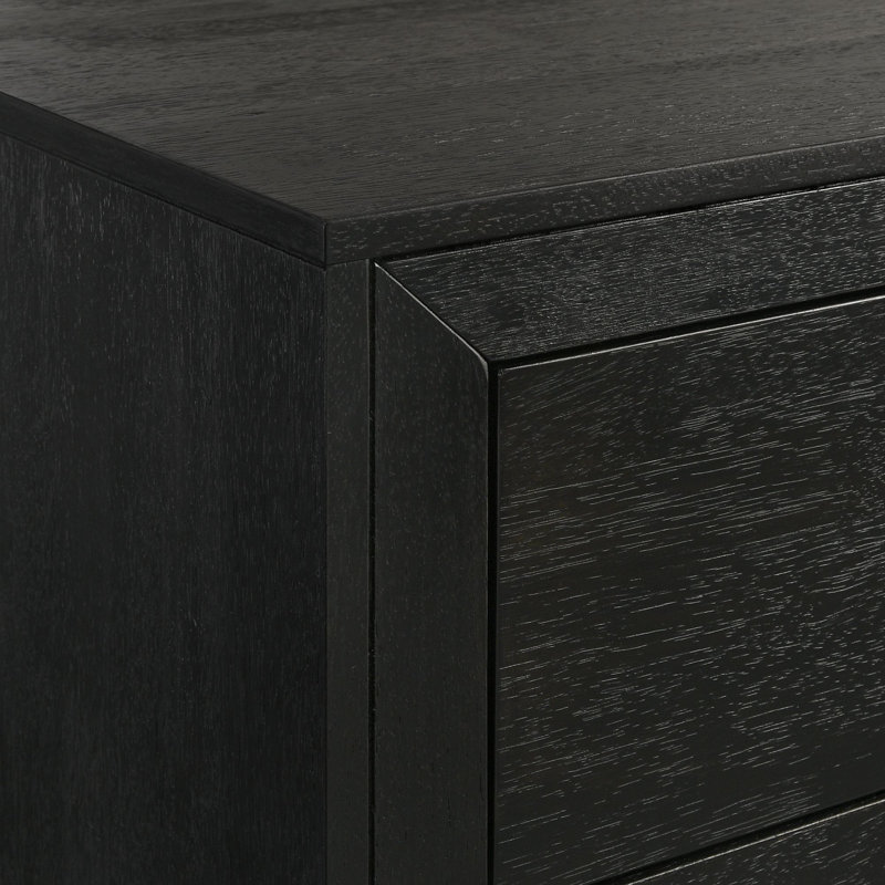 Latitude Run® Walla 6-Drawer Dresser in Black