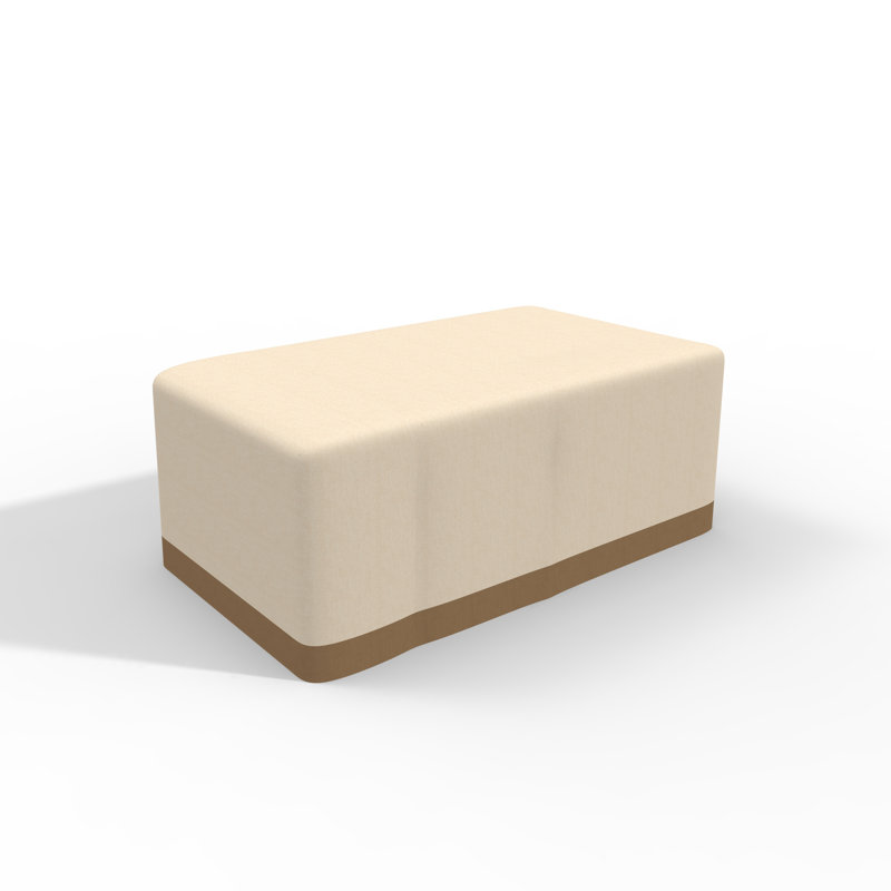 Perry Outdoor Cover, 27.6" H x 71.7" W x 48" D, Beige