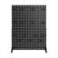 Présentoir de table perforé pour table, rangement compact en acier noir pour les accessoires de comptoir et la disposition des outils