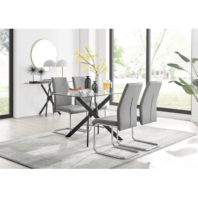 4 - Person Pedestal Dining Set