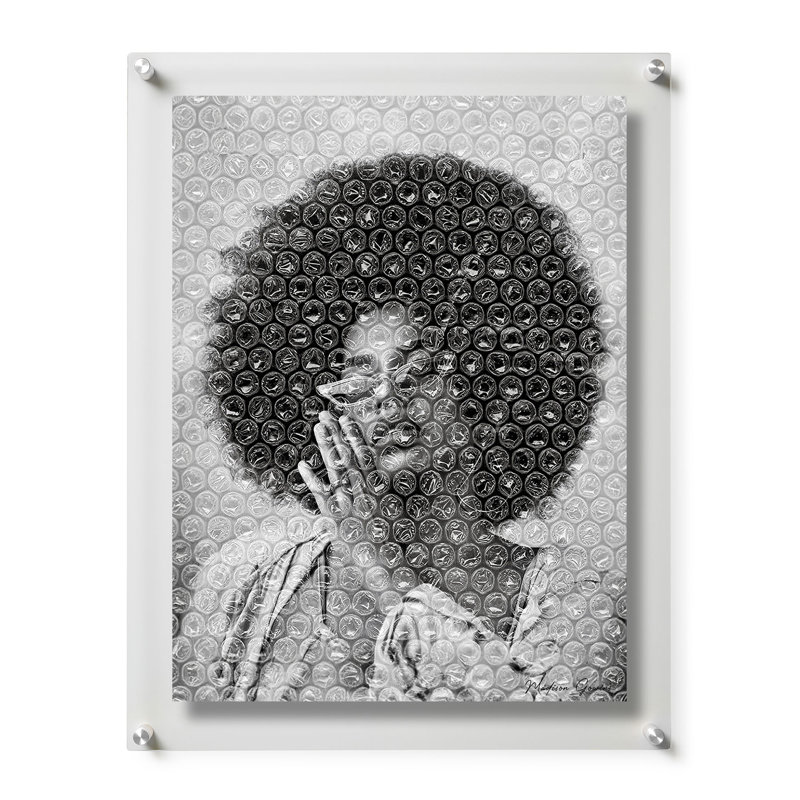 bubble cushion by Madison Gowins, Silver