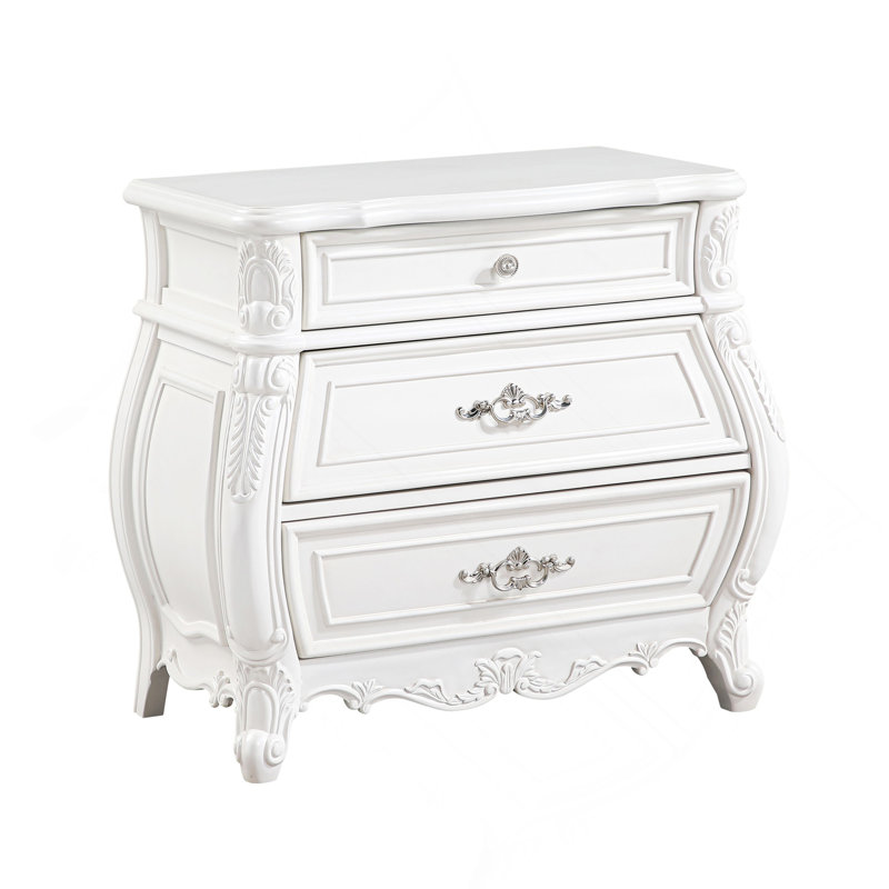 Table de chevet 3 tiroirs Opulence