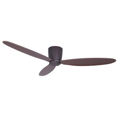 Hardy 3-Blade Flush Mount Ceiling Fan