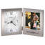 Envision Table Clocks Analog Quartz in Brushed Aluminum