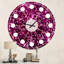 Horloge murale rose Mid-Century-40748365