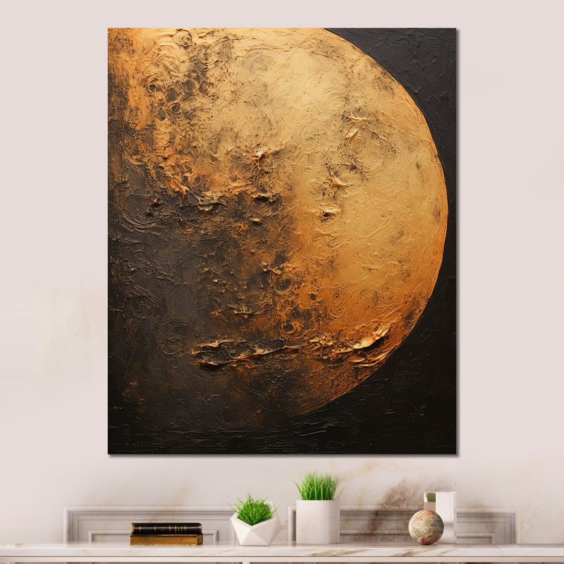" Bronze Moon Beam I ", 20" H x 12" W x 1" D