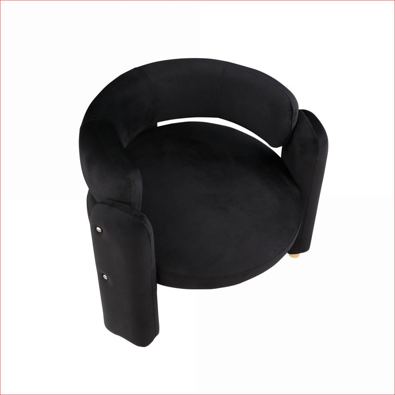 Chaise d'appoint moderne rembourrée pour adultes, sièges simples compacts pour petits espaces de salon