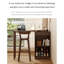 Table de bar avec rangement Nordic