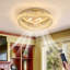 Ventilateur de plafond avec lumières DEL Gonick