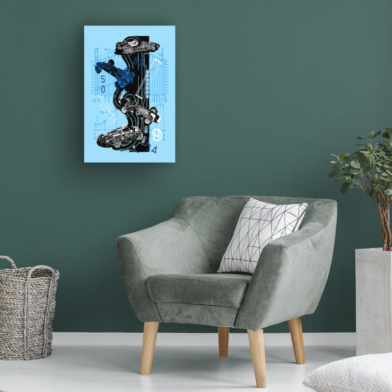 Œuvre d'art sur toile bolologia fauve Pacholec, H 47 po x l 30 po