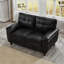 Canapé en cuir 59 po avec rangement 59 po-1110867357