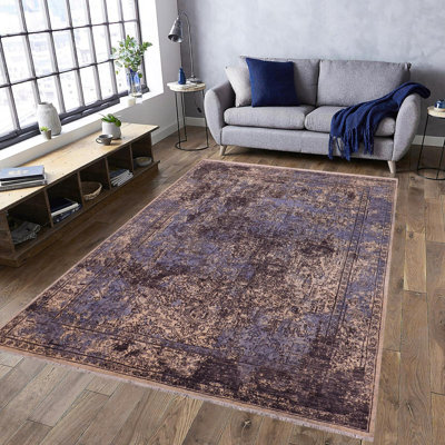 Kellyanna One-of-a-Kind Rectangle 9'1'' x 11'7'' 1990s Area Rug in Beige/Charcoal by Arshs Fine Rugs